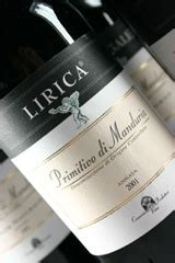 Consorzio Produttori Vini Manduria Primitivo Di Manduria Lirica