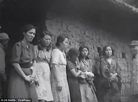 First Footage Of WW Sex Slaves Who Still Shame Japan Daily Mail Online