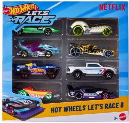 Hot Wheels Let s Race Zestaw 8 pojazdów tantis pl