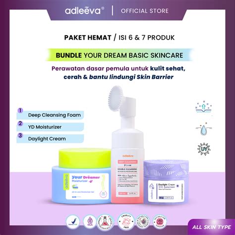 Jual Adleeva Bundle Your Dream Basic Skincare Kit Untuk Pemula