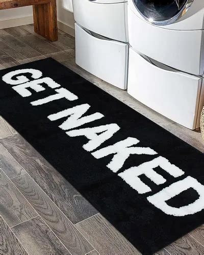 Tapete De Banheiro Matera Black Get Naked Para Corredores Parcelamento Sem Juros