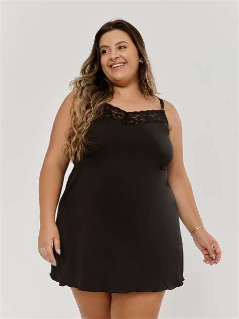Comprar Camisola Plus Size Brisa Ver Nica Lingerie