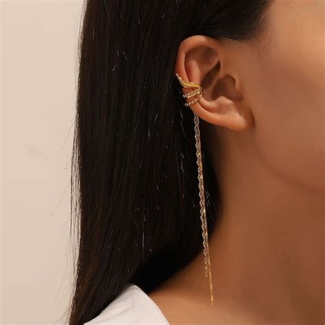 Cod And Ins Simple Elf Ear Clip Without Piercing Fashion Temperament