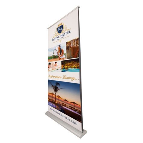 Double Sided Retractable Banner Stand Deluxe