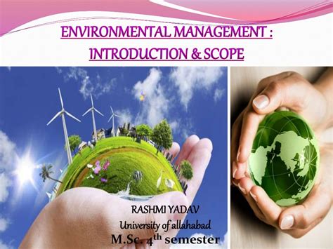 Environmental Management Introduction And Scope