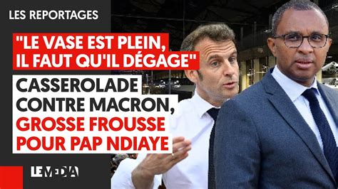 LE VASE EST PLEIN QU IL DÉGAGE CASSEROLADE CONTRE MACRON GROSSE