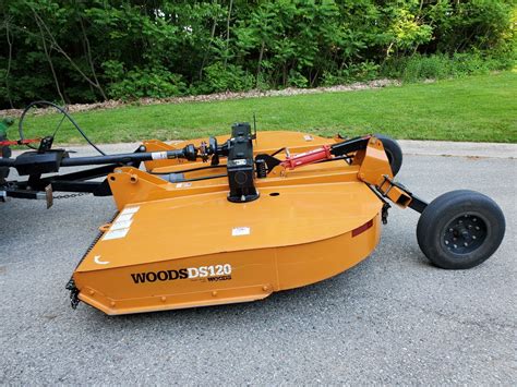 Sold 2017 Woods Ds120 Twin Blade Pull Type Brush Hog Regreen