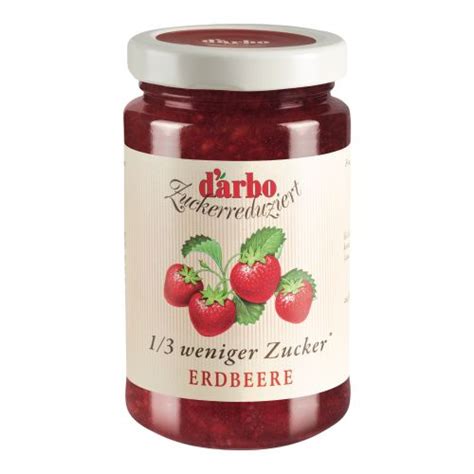Darbo fruit spread from 80% fruits strawberry sugar -reduced 250g ...