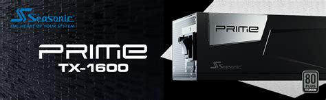 Seasonic PRIME TX-1600, 1600W 80+ Titanium, Full Modular, Fan Control ...