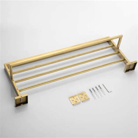 Nordic матовая Золотая вешалка для полотенца настенный 2 ...