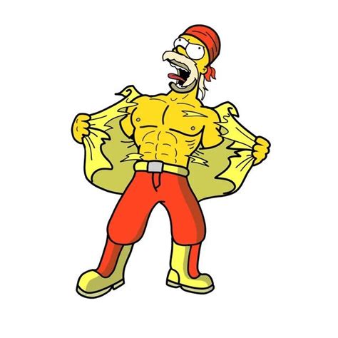 Hulk Hogan In Simpson Verison By Barneyisfridays101 On Deviantart