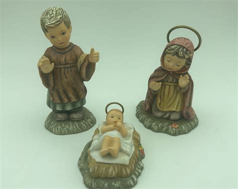 Vintage Goebel Berta Hummel Piece Nativity Set Includes Baby