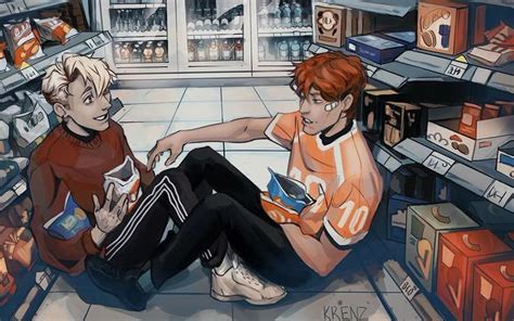 Andreil Art All For The Game Neil Josten Andrew Minyard Aftg Fox Games Cartoon Outfits Cute Gay