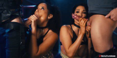 Hot Girls Clea Gaultier And Romy Indy Having Intense Some Orgy Photos