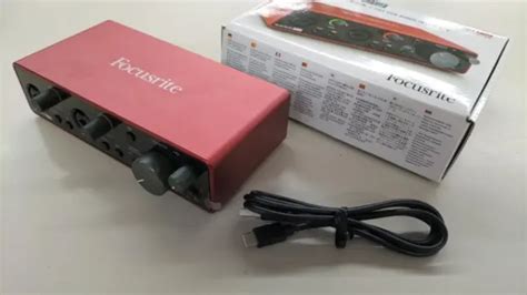 Focusrite Scarlett 2i2 3rd Gen Usb Audio Interface With Box