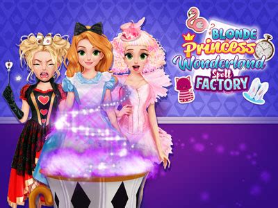Blonde Princess Wonderland Spell Factory Game On GirlG