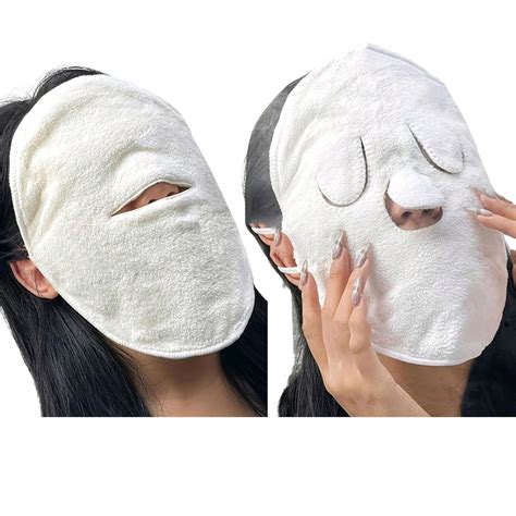 Amazon Generic Towel Mask Reusable Face Towel Mask For Steamer Pcs Facial Mask Hot