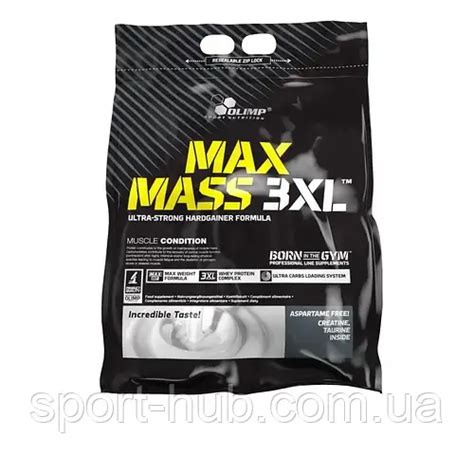 Гейнер Olimp MAX Mass 3XL bag 6 кг, цена 1812 грн — Prom.ua (ID#1675542828)