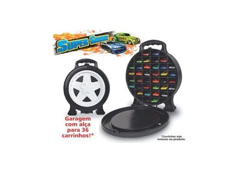 Roda Maleta Super Garage Para Carrinhos Brinquedo Estilo Hot Wheels em Promoção é no Buscapé