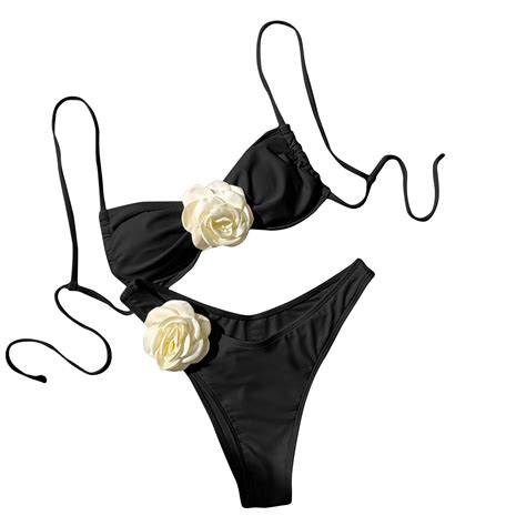 Mrat Bikini With Shorts Summer Women S Piece Rose Bikini Swimsuit