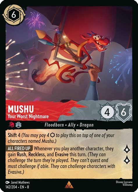 Mushu - Your Worst Nightmare - Mushu Report (Lorcana Wiki)