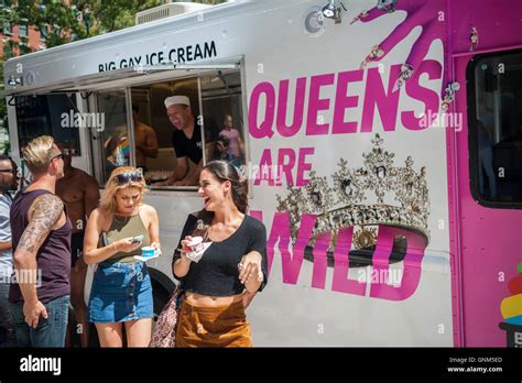 A Re Branded Big Gay Ice Cream Truck Gives Out Free Ice Cream And
