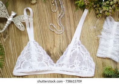 Bridal Christmas Lace Lingerie Set White Stock Photo Shutterstock