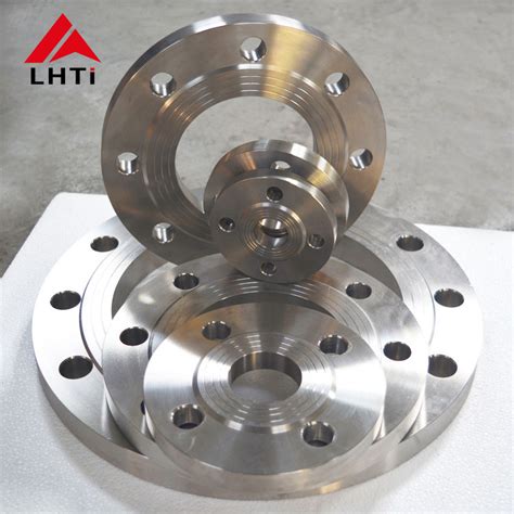 Asme B16 5 Din Forged Pure Titanium Flanges Titanium Alloy Weld Neck Flange