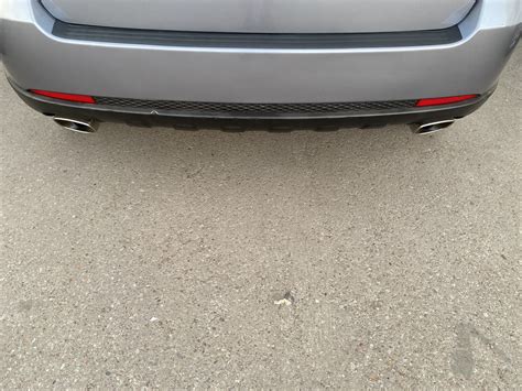 Накладка на задний бампер — SsangYong Actyon (2G), 2 л, 2012 года ...