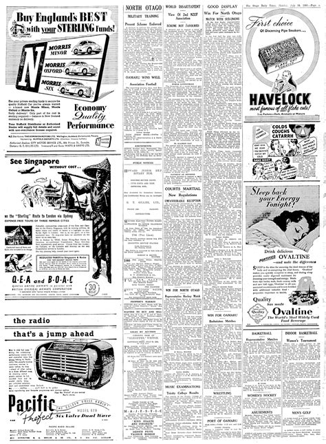 Papers Past Newspapers Otago Daily Times 24 July 1950 Page 3