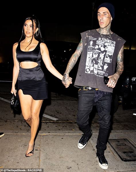 Amelia Hamlin Flashes Side Boob In A Plunging Halter Top After Dinner With Scott Disick At Nobu