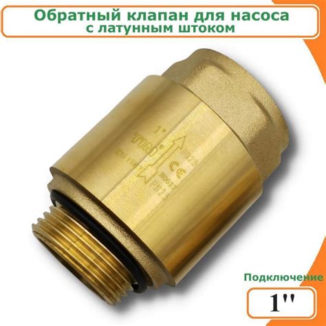 Характеристики Обратный клапан для скважинного насоса (1) TIM НВ ...