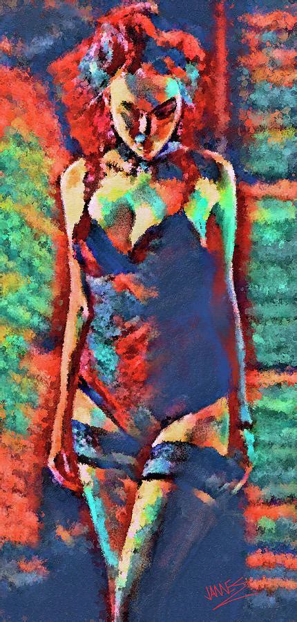Lingerie Nude Painting By James Shepherd Fine Art America
