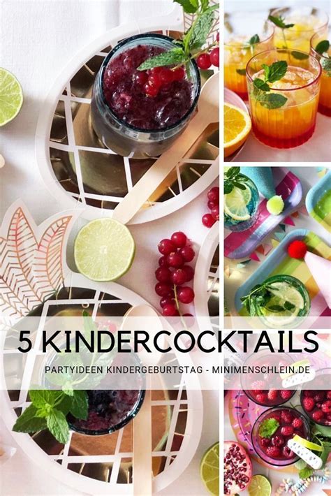 5 Kindercocktails für den nächsten Spitzengeburtstag - MiniMenschlein ...