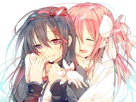 Homura X Madoka Images Homumado Hd Wallpaper And Background Photos