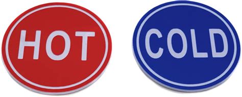 Nantun Abs Self Stick Cold Water Label Hot Water Label Hot Label Cold Label Pair Amazon Ca