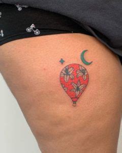 45 Cute Hot Air Balloon Tattoo Designs You Ll Love In 2025