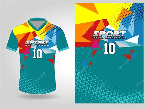 Premium Vector Sport Jersey Pattern Design