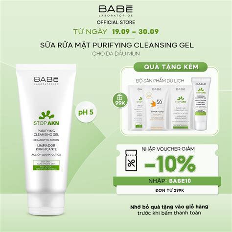 S A R A M T Babe Stop Akn Purifying Cleansing Gel Cho Da D U M N Vigo