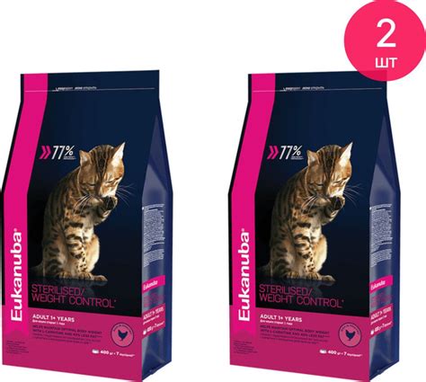 Корм для кошек сухой Eukanuba / Юкануба Adult Sterilised Weight Control ...