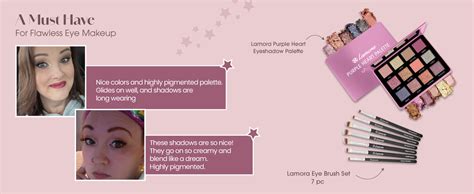 Amazon Lamora Nude Pink Eyeshadow Palette Rose Highly