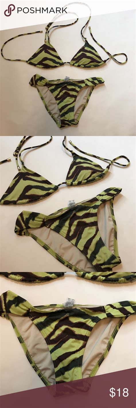 Victorias Secret Tiger Print Bikini Xs Print Bikini Tiger Print