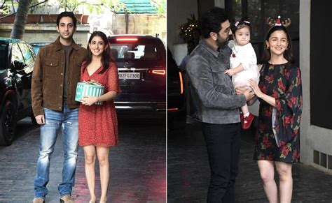Alia Bhatt Ranbir Kapoor With Daughter Raha Navya Agastya Nanda At The