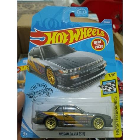 Jual Hot Wheels Nissan Silvia S Abu Us Card Shopee Indonesia