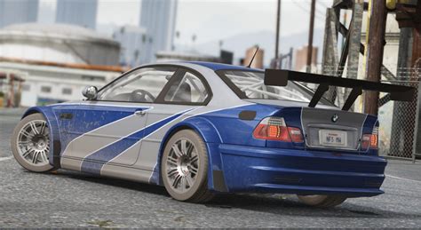 Bmw M3 Gtr E46 Nfs Mw 4k Livery Add On Gta5