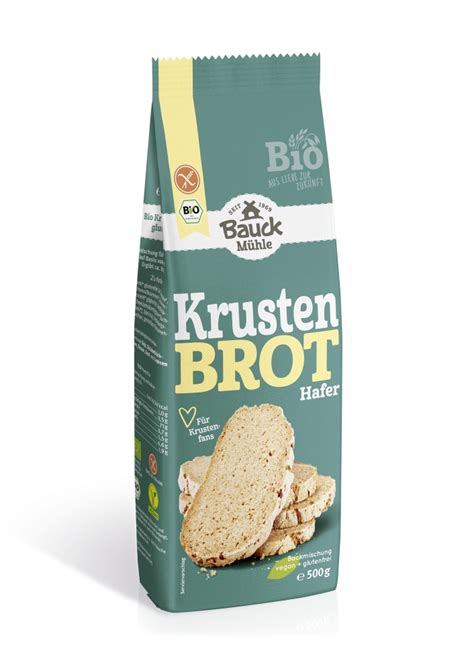 Bauckhof Krustenbrot Glutenfrei Bio Brotbackmischung