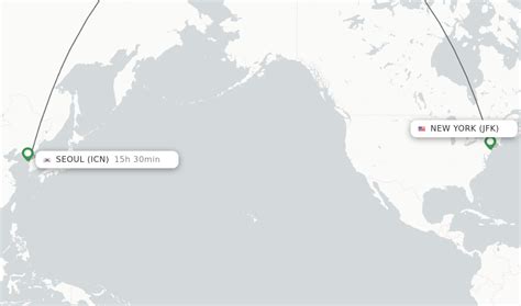 Top 45 Imagen New York Seoul Flight Time Fr Thptnganamst Edu Vn