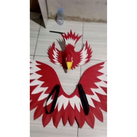 jual kostum garuda dewasa merah putih shopee indonesia