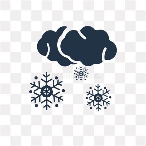 Snowman Vector Icon Isolated On Transparent Background Linear S Stock