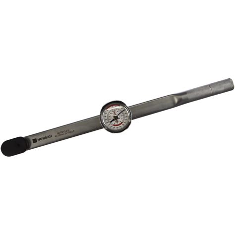 Стрелочный динамометрический ключ NORGAU 1/2" 40-200 Нм тип NDTW13-200 ...